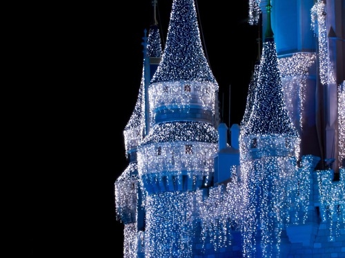 Christmas castle decoration