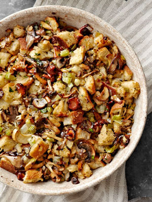 Sourdough and mushroom stuffing