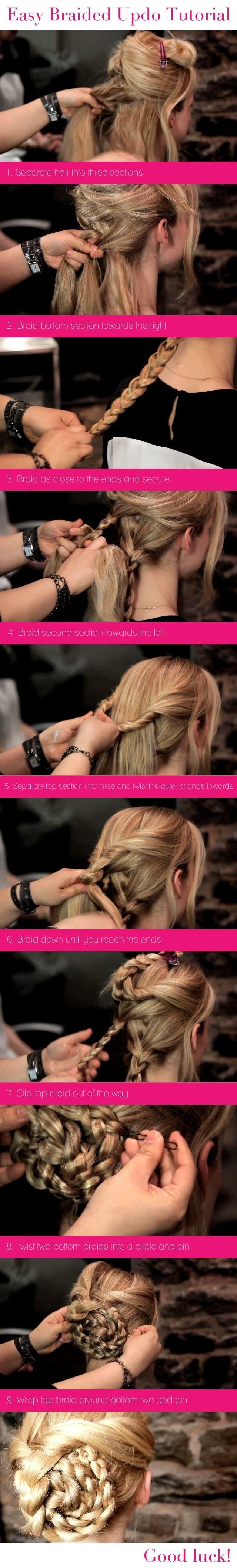 DIY Braided Updo