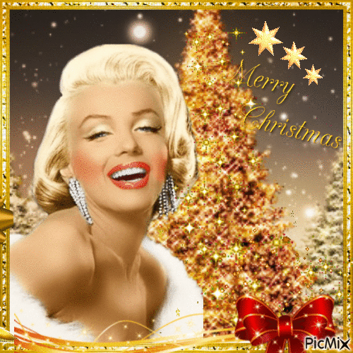 Marilyn Monroe Merry Christmas Gif Pictures, Photos, and Images for