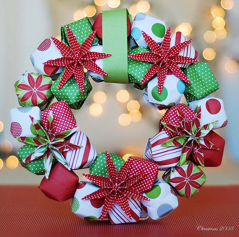 Origami Wreath
