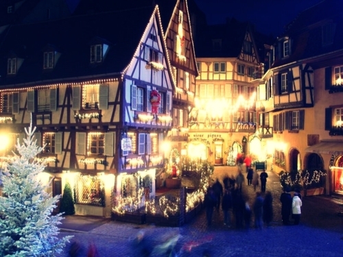 Christmas lights in france