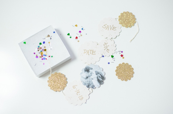 Save the date in a box
