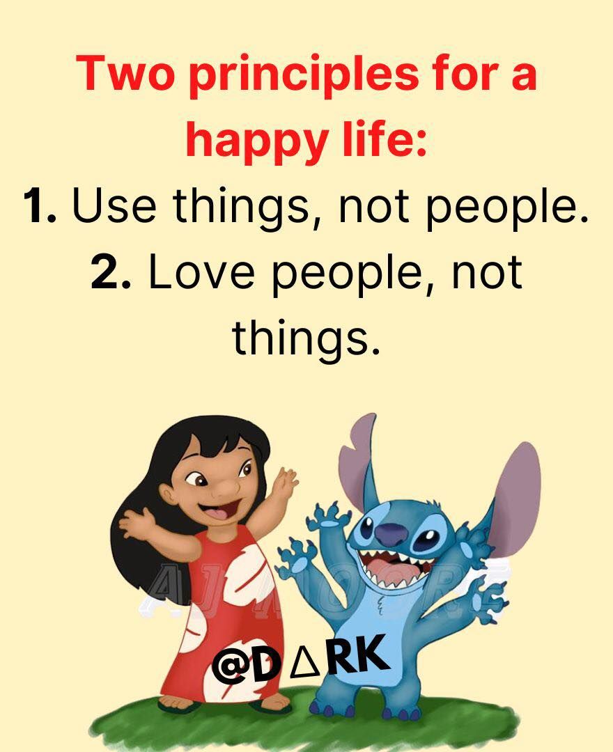 Two Principles For A Happy Life Pictures, Photos, and Images for Facebook,  Tumblr, Pinterest, and Twitter, image size:880x1080