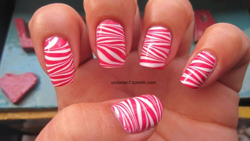 Peppermint nails Peppermint nails
