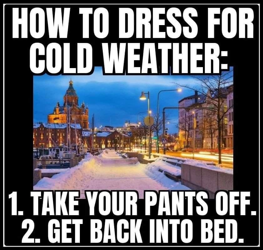 How To Dress For Cold Weather Pictures, Photos, and Images for Facebook