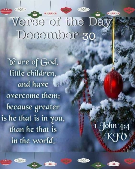 Verse Of The Day December 30th Pictures Photos And Images For