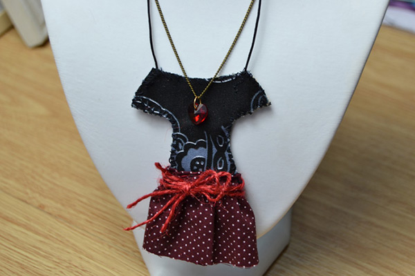 Personalized Fabric Chain Necklace 