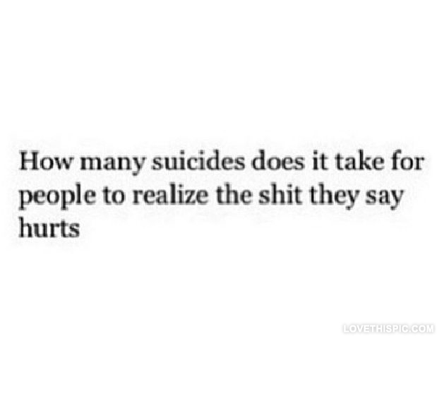How Many Suicides How Many Suicides