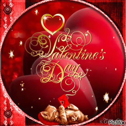 Love Kitten Valentine's Day Gif Pictures, Photos, and Images for