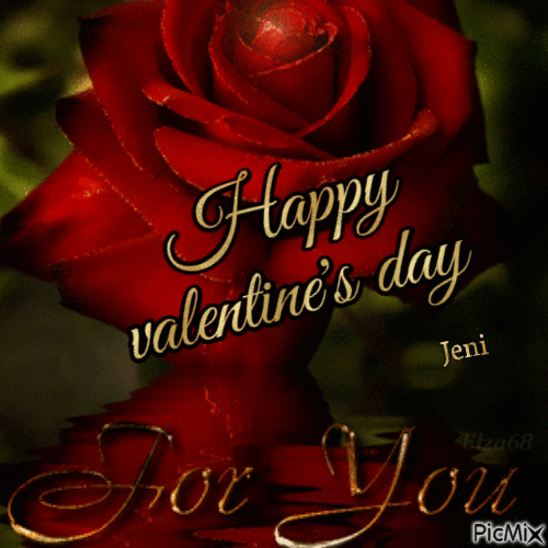 Red Rose Happy Valentine's Day Greeting For You Pictures, Photos, and