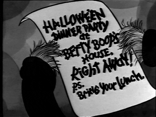Halloween dinner party