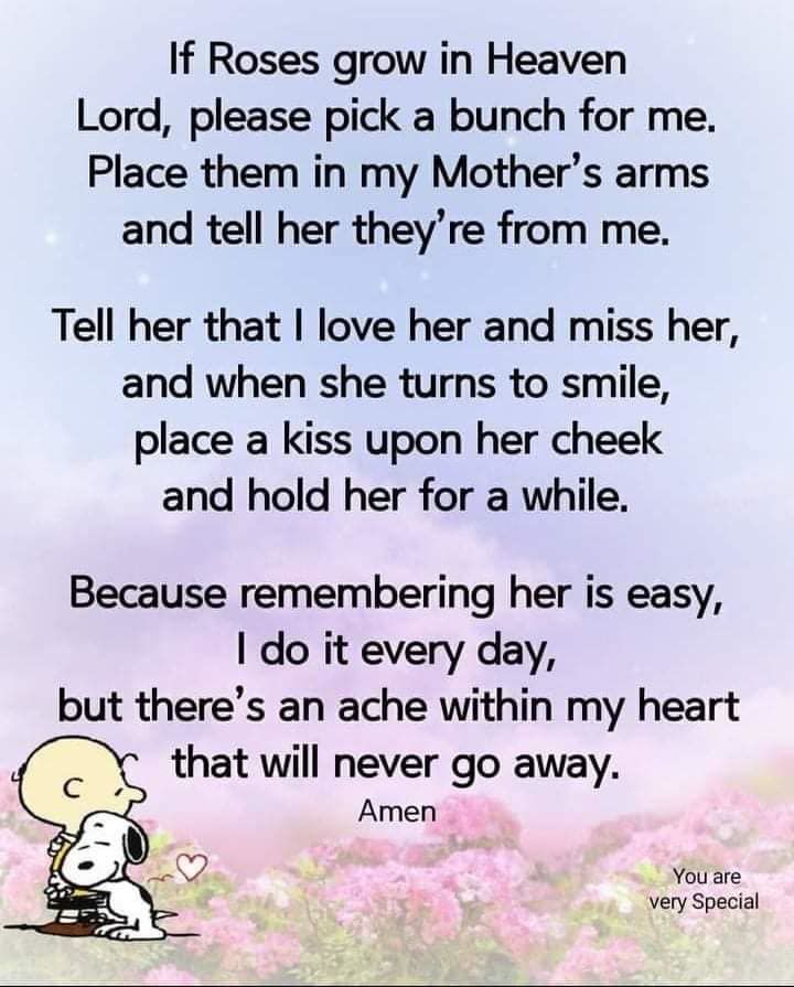 If Roses Grow In Heaven. Lord, Please Pick A Bunch For Me. Pictures