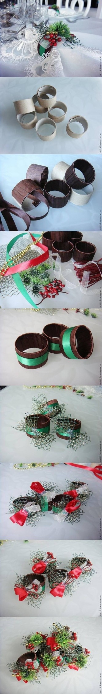 DIY Toilet Roll Custom Napkin Rings
