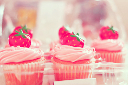 Strawberry cupcakes