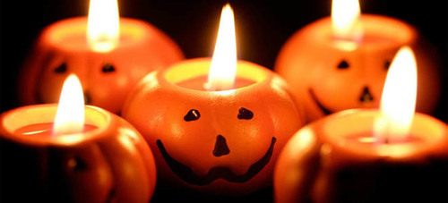 Jack o lantern candles