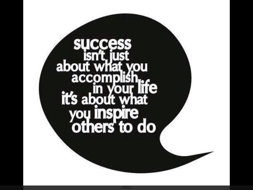 Success isnt just about what you accomplish