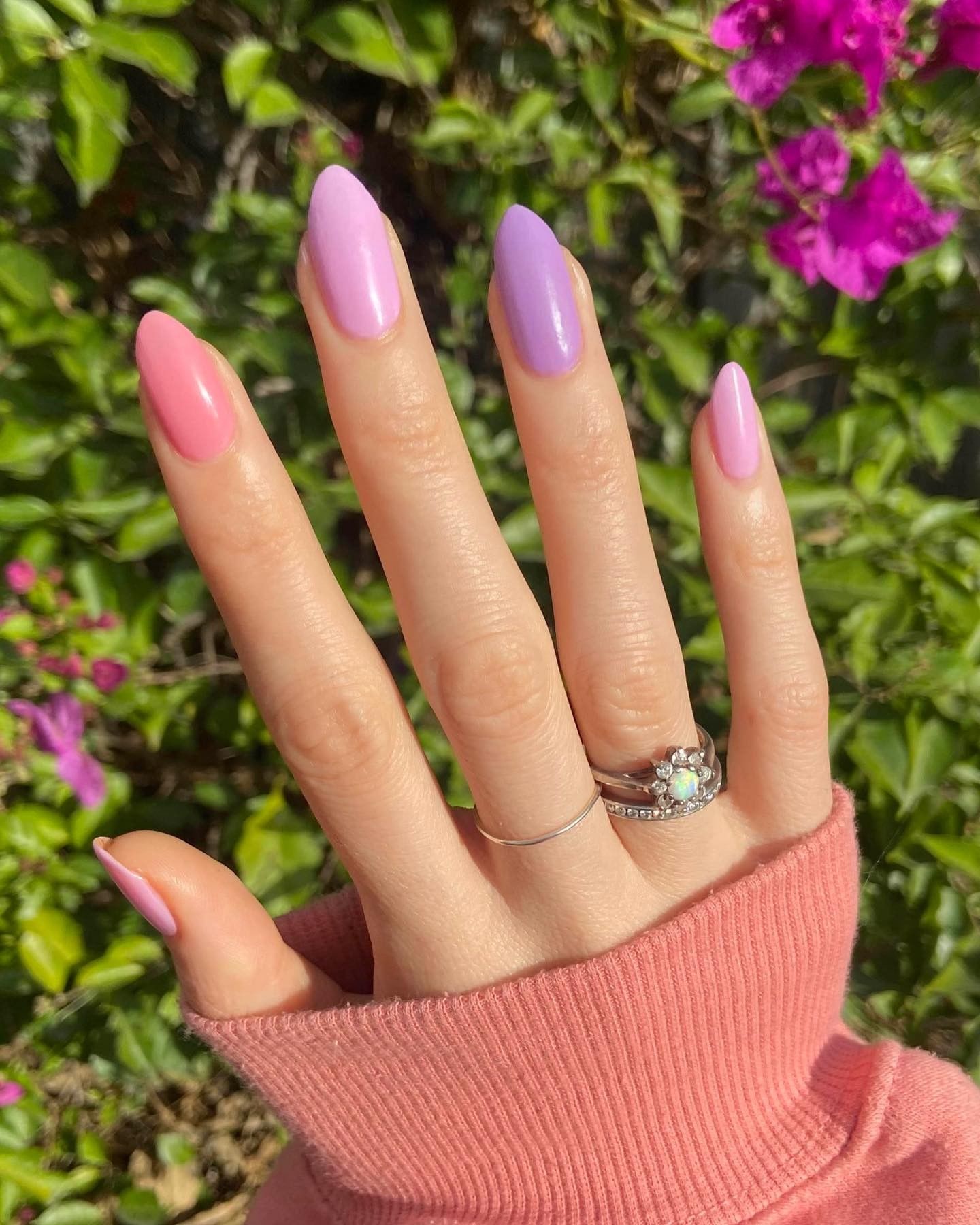 Lilac & Pink Nails Pictures, Photos, and Images for Facebook, Tumblr