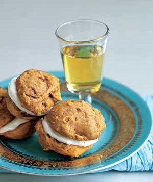 Pumpkin cream sandwiches