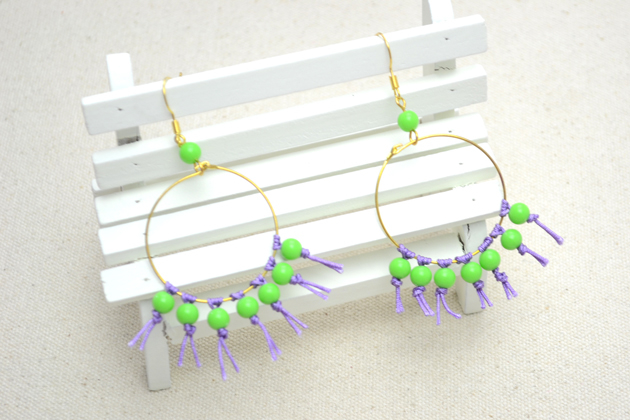 DIY Fringe Earrings