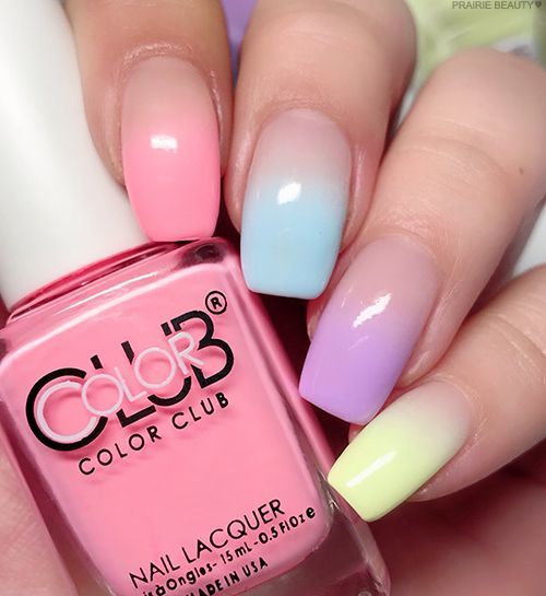 Easter Pastel Ombre Nails Pictures, Photos, and Images for Facebook