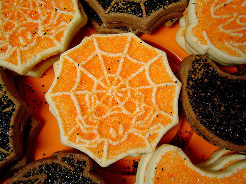 Spider web cookies