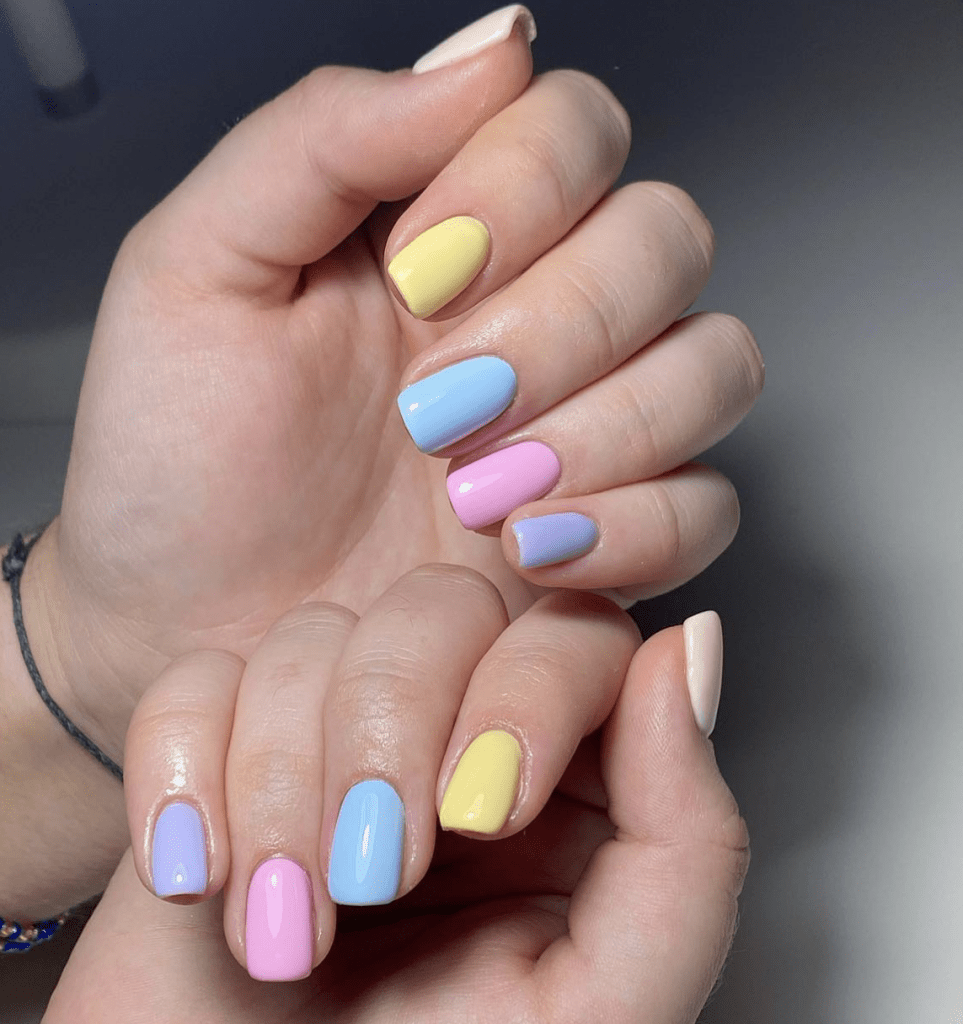 Short Pastel Nails Pictures, Photos, and Images for Facebook, Tumblr, Pinterest, and Twitter