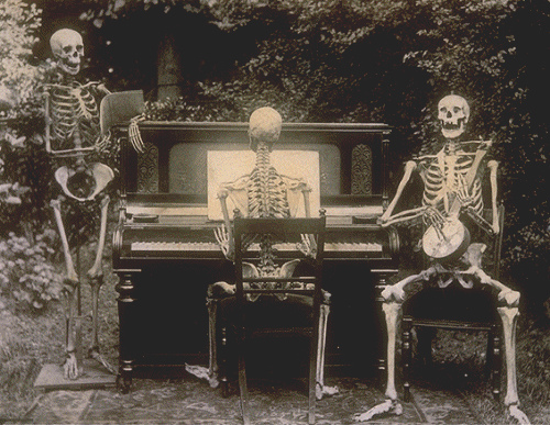 Music playing skeletons Music playing skeletons