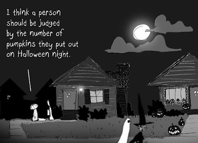 Number of pumpkins on halloween night