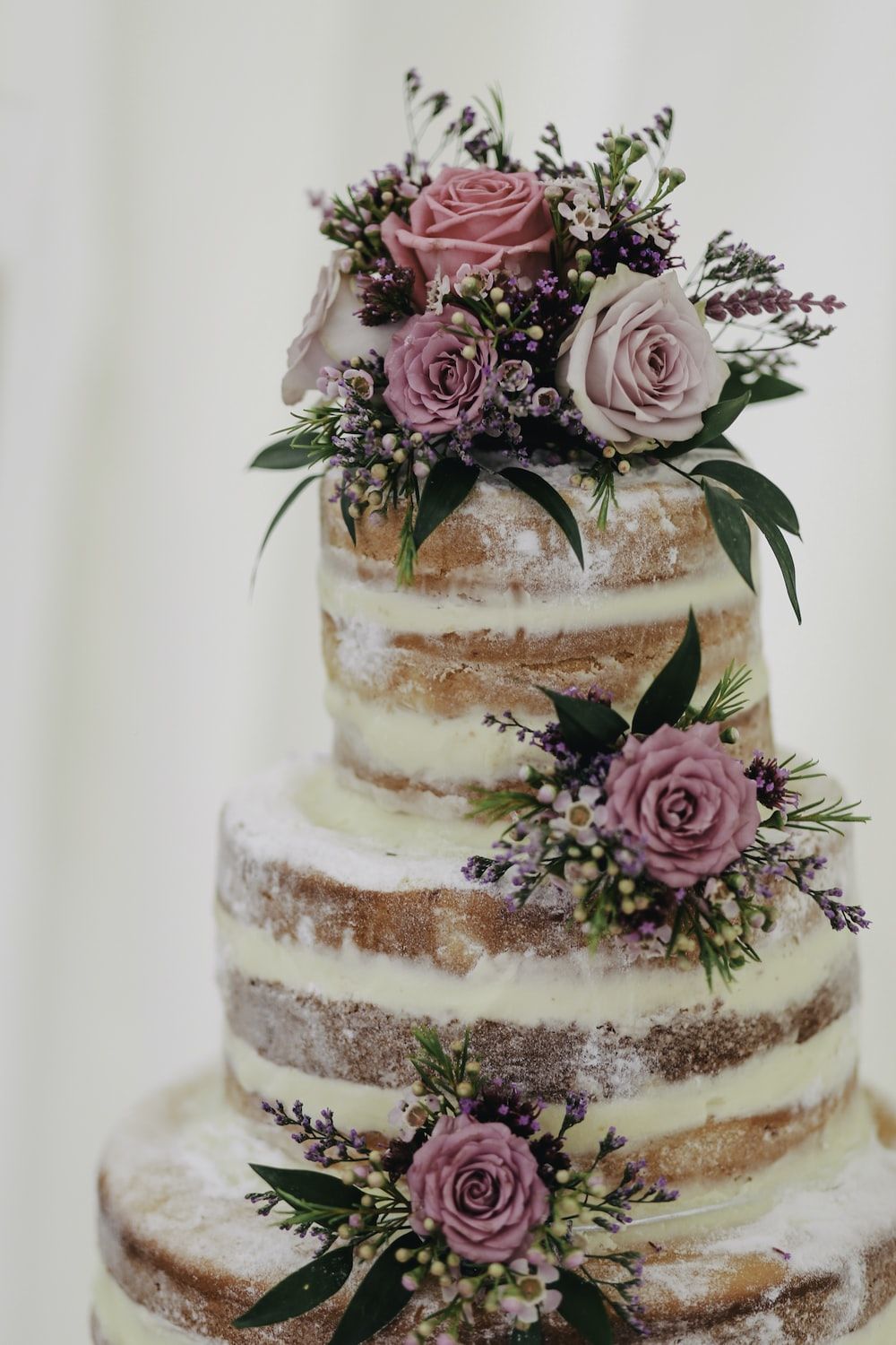 Floral Tiered Wedding Cake Pictures, Photos, and Images for Facebook