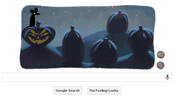 Halloween Witch - Google Doodle - Oct 31, 2013