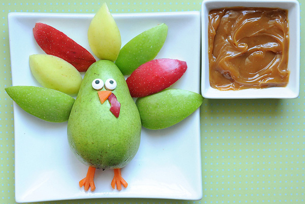 Turkey Apple with Caramel Dip Turkey Apple with Caramel Dip