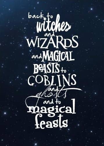 Back to witches and wizards... Back to witches and wizards...