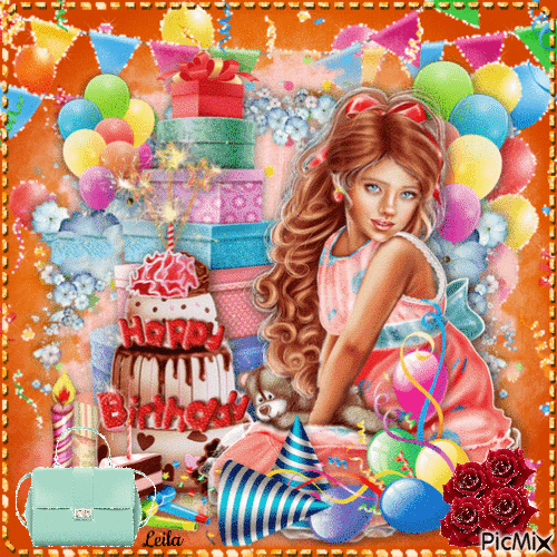 Happy Birthday Party Girl Gif Pictures, Photos, and Images for Facebook