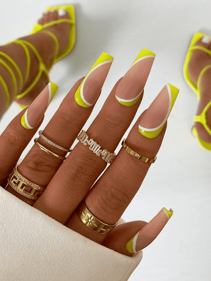 Neon Nails Pictures, Photos, and Images for Facebook, Tumblr, Pinterest, and Twitter