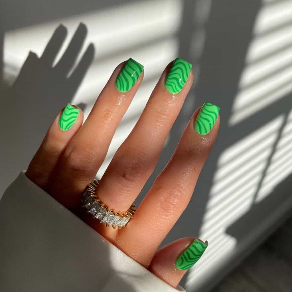 Green Zebra Nails Pictures, Photos, and Images for Facebook, Tumblr