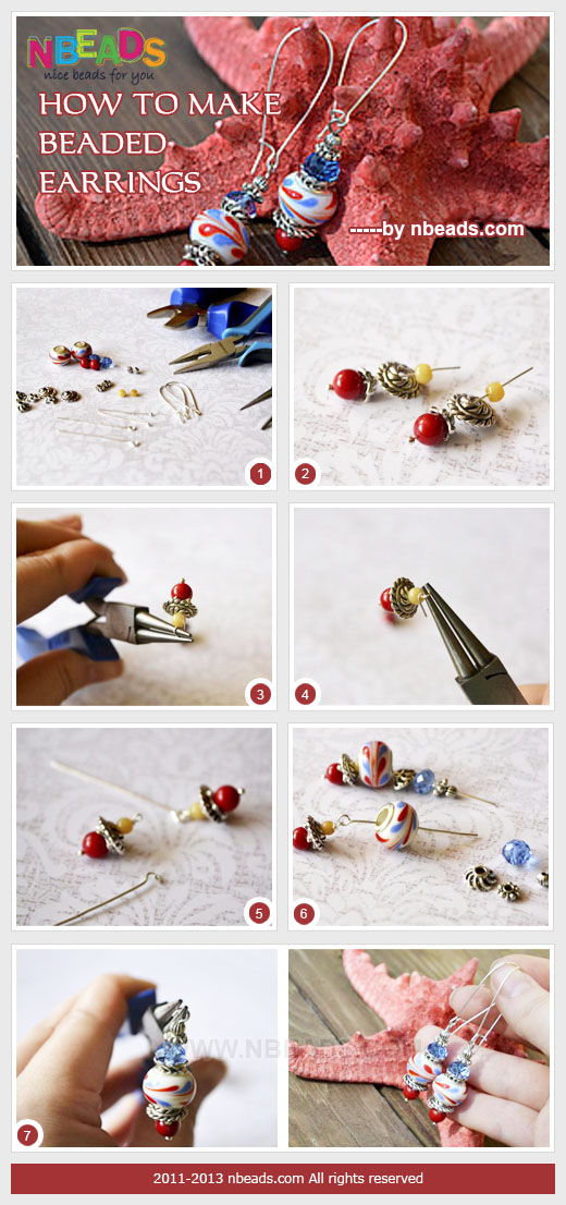 How to Make Beaded Earrings