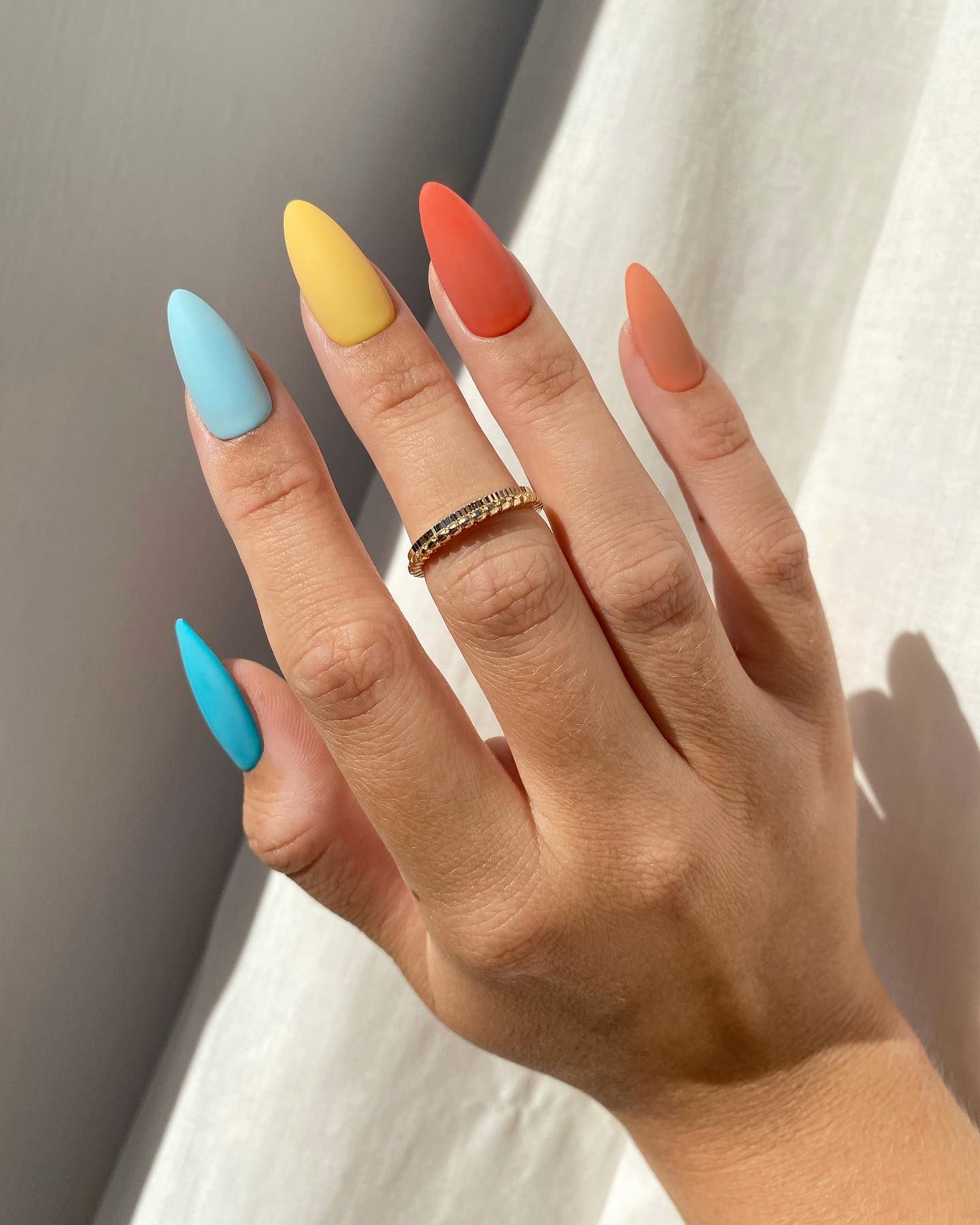 Bright Summer Nails Pictures, Photos, and Images for Facebook, Tumblr, Pinterest, and Twitter