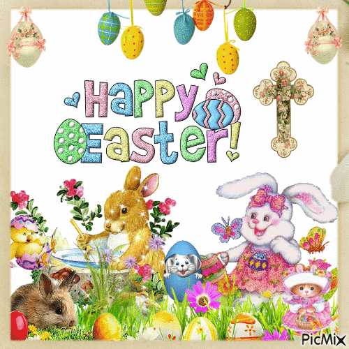 Glitter Happy Easter Gif Pictures, Photos, and Images for Facebook