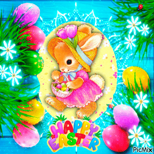 Precious Rabbit - Happy Easter Greeting Gif Pictures, Photos, and ...