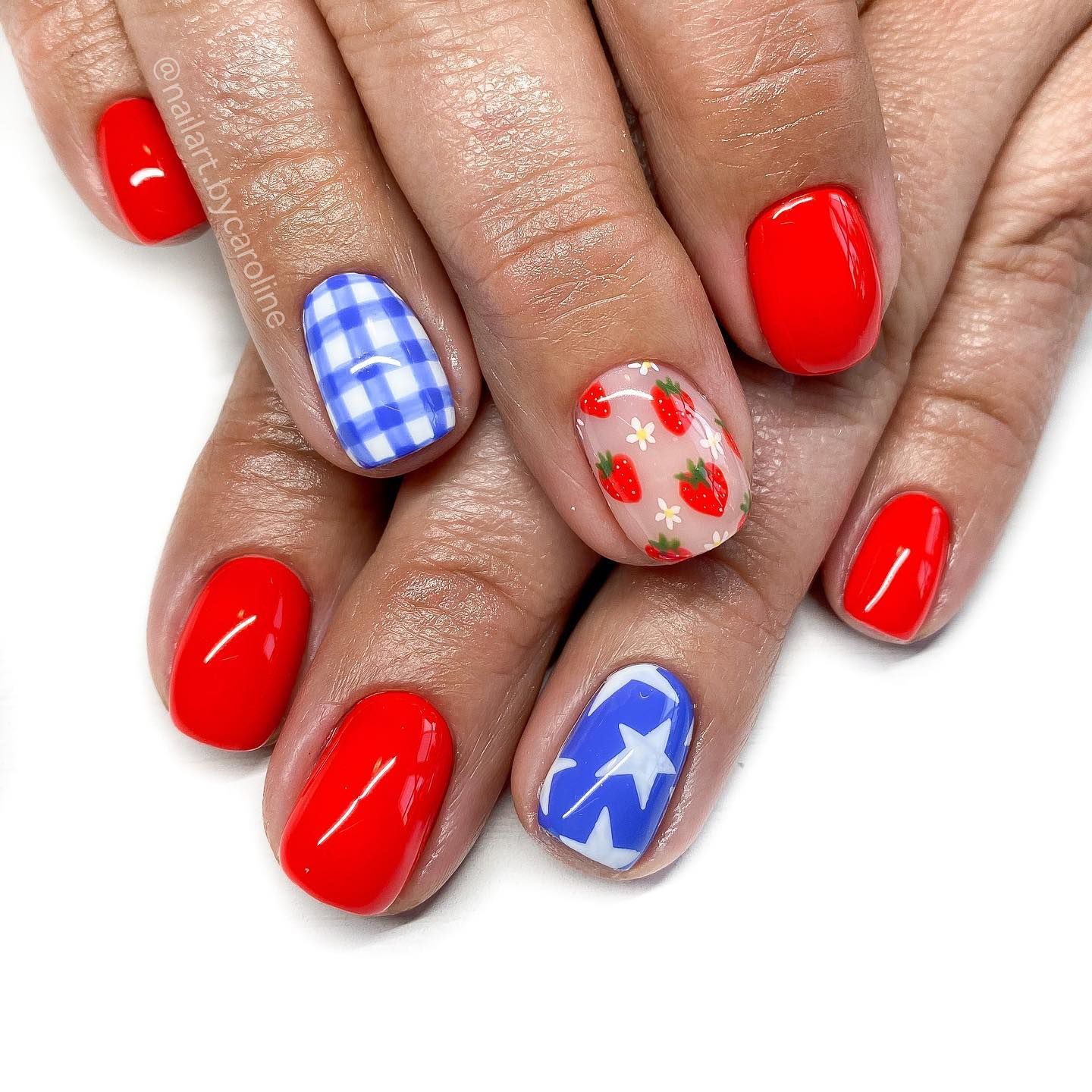 Perfect Summer - 4th Of July Nails Pictures, Photos, and Images for Facebook, Tumblr, Pinterest