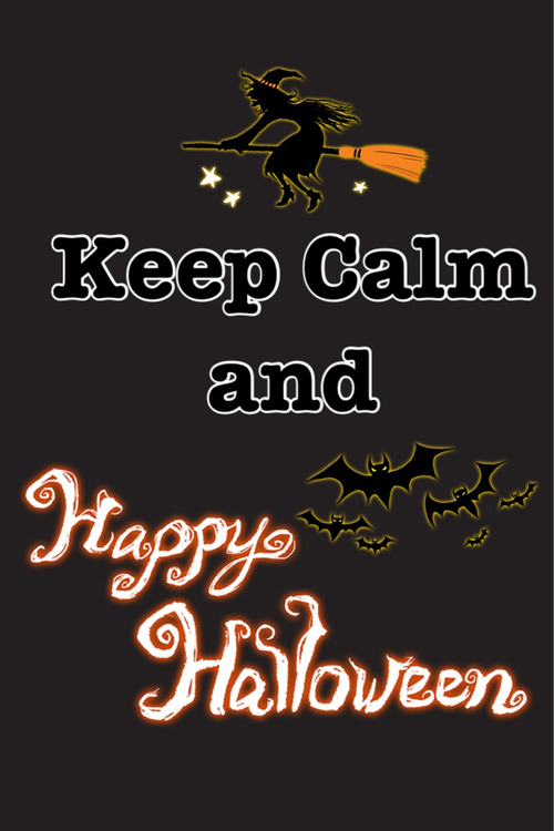Keep calm and happy halloween