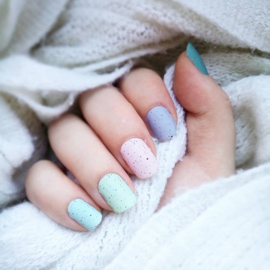 Soft Pastel Easter Egg Nails Pictures, Photos, and Images for Facebook