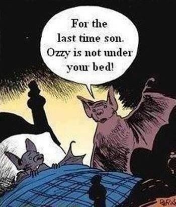 Ozzy is not under your bed