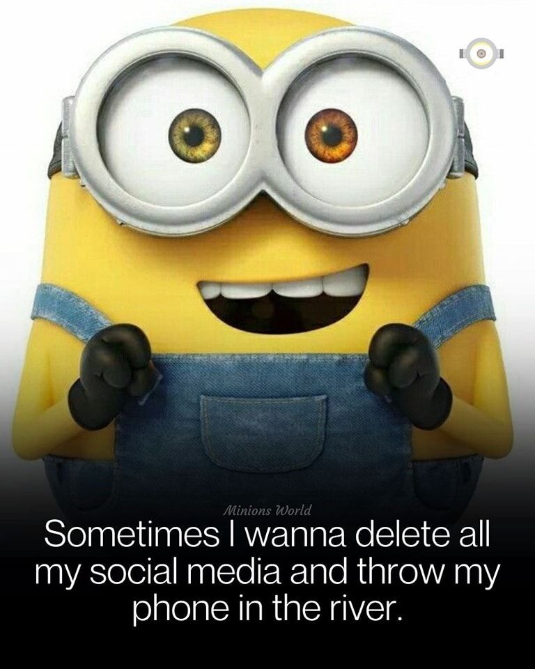 Sometimes I Wanna Delete All My Social Media And Throw My Phone In The
