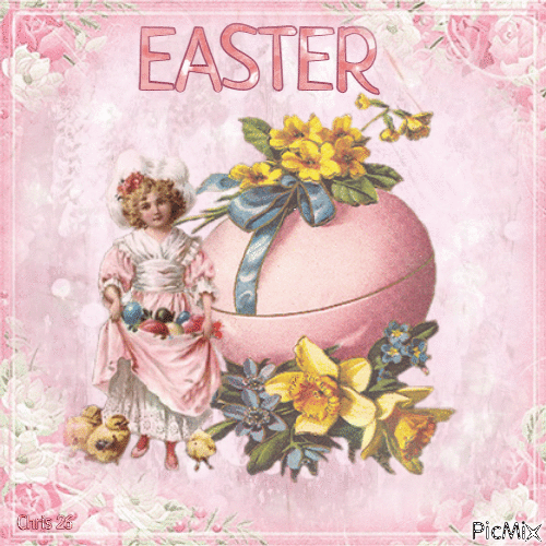 Girly Vintage Easter Gif Pictures, Photos, and Images for Facebook