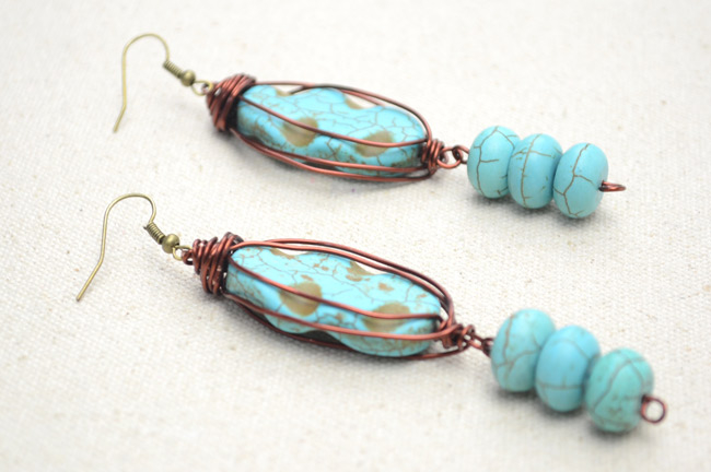 Handmade Wire Earrings Design