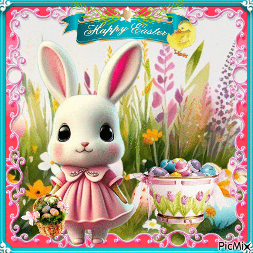 Happy Easter With Super Cute Easter Bunny Pictures, Photos, and Images