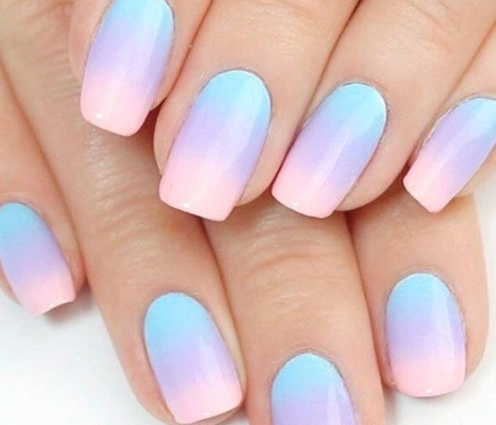 Bright Spring Ombre Nails For Ladies Pictures, Photos, and Images for ...