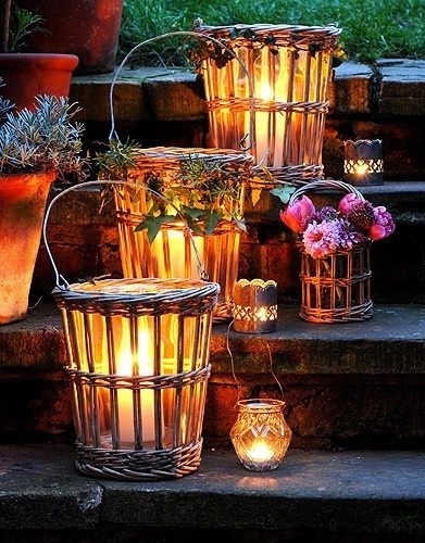 Basket Lanterns Basket Lanterns